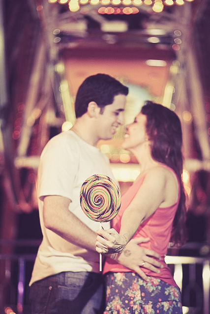 ENSAIO PRÉ WEDDING - CASAMENTO - MAYRA + ANDRÉ - ENSAIO NO Parque de Diversões